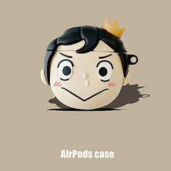 GUPBOO Airpods Coque Housse Étui Protecteur Compatible pour AirPods 3-dessin animé, roi, classement, prince, porgy