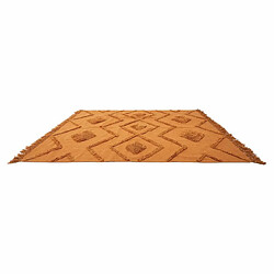 Paris Prix Tapis Déco Tufté Ethnique 120x170cm Terracotta