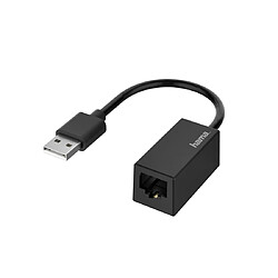 HAMA Adaptateur réseau, fiche USB - port LAN/Ethernet, Fast Ethernet