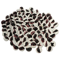 Acheter 100pcs 16mm billes de verre boule de billes pour jeu de dames chinoises jouet noir