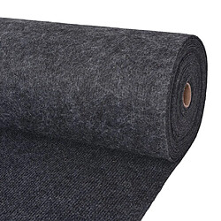 vidaXL Tapis strié pour exposition 1,2x15 m Anthracite