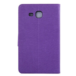 Avis Wewoo Housse Étui Violet pour Samsung Galaxy Tab A 7.0 fleurs pressées motif papillon flip horizontal en cuir PU avec boucle magnétique & Titulaire & Slots de cartes Portefeuille