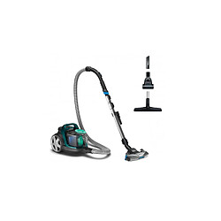 Aspirateur sans sac 76db vert - fc9555/09 - PHILIPS 