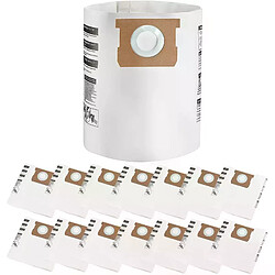 Sacs filtrants de remplacement pour aspirateur de Type E, pour magasin, 5 à 8 gallons, 90661, 906, 9066100,, 15 paquets