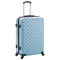 vidaXL Valise rigide 3 pcs Bleu ABS