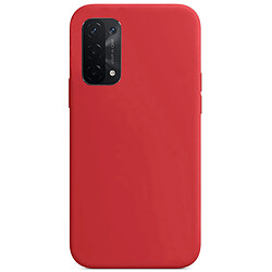 PHONECARE Coque Silicone Liquide pour Oppo A54s - Rouge