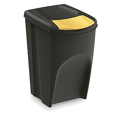 Avis Ensemble de poubelles de recyclage Keden Sortibox 3x35L noir