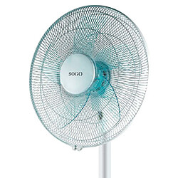 Sogo Ventilateur de sol haute puissance 50W faible bruit haut volume 40cm