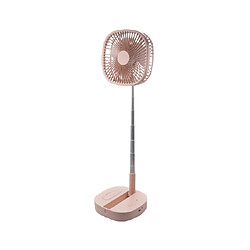 Fan Home Ventilateur de synchronisation à quatre vitesses avec télécommande sans fil à tige rétractable - Rose