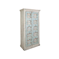 Armoire Romimex Beige Bois de manguier 90 x 180 x 40 cm