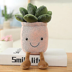 Universal Plantes de tulipes réticentes décor en peluche, poupée Creative Potted Flowers Orew25 cm rose