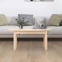 Avis Maison Chic Table basse pour salon | Table à café 80x40x35 cm Bois massif de pin -GKD86454