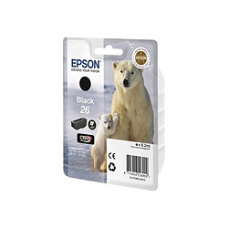 Cartouche d'Encre - Imprimante EPSON T2601 Noir - Ours polaire (C13T26014012)