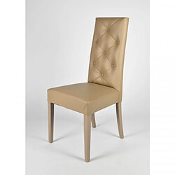 Dansmamaison Duo de chaises Taupe - SIENA