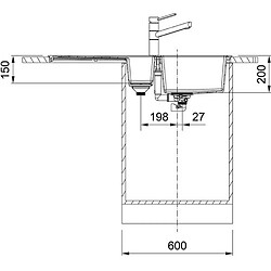 Avis Evier à encastrer 60cm carbone - 915717 - FRANKE