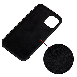 Coque en silicone couleur unie noir pour votre Apple iPhone 13 Pro Max 6.7 pouces