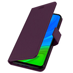 Avizar Housse Huawei P smart 2020 Étui Folio Porte carte Support Vidéo - violet