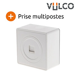 Acheter Prise tel RJ45 en saillie blanc - gamme Vulco - Zenitech