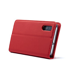 Avis Wewoo Housse Coque Pour Galaxy A50 LC.IMEEKE LC-002 Series Skin Hand Feeling PU + TPU en cuir à rabat horizontal avec support et fente carte et portefeuille rouge