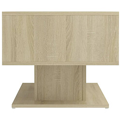 Avis vidaXL Table basse chêne sonoma 103,5x50x44,5 cm bois d'ingénierie