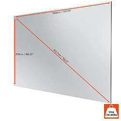 Cadre mural celexon Expert PureWhite 350 x 219 cm