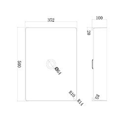 Vente-Unique Vasque à poser rectangulaire - Couleur gun métal - L50x l35,2 cm - DEMARQUY pas cher