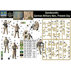 Master Box Figurine Mignature Bundeswehr. German Military Men, Present Day