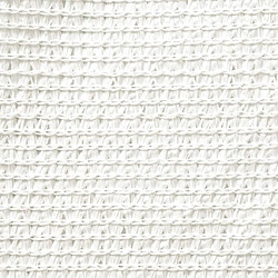 ComfortXL Voile D'ombrage Pehd Rectangulaire 2 X 4 M Blanc