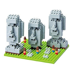 Nanoblock - Nbh-009 - Jeu De Construction - Moai Statues On Easter Island