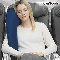 Totalcadeau Oreiller de voyage gonflable avec support pour sièges - Coussin confortable pour voiture, avion, car pas cher