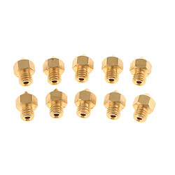 Avis Extrudeuse d'imprimante 10piece 3d laiton tête d'impression pour mk8 makerbot 0.3mm