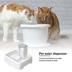 Avis Universal Fontaine de boisson intelligente pour animaux de compagnie 3.1L grande capacité cascade réservoir d'eau circulation automatique chats chiens eau filtrée fontaine | produits d'irrigation pour chats