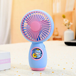 Avis (Bleu) Mini Ventilateur de Bureau Portable Pour Enfants Mignons Dessin Animé Charge de Batterie Au Lithium Usb Portable