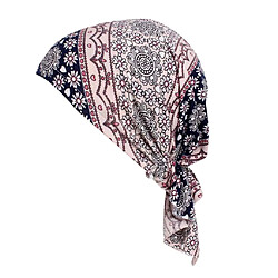 Femmes Musulmanes Turban Cancer Chimio Casquette Tête Foulard Couverture Chapeau Type 3 pas cher