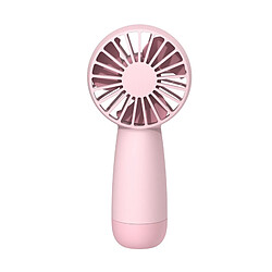 JJBRDZ - Mini Ventilateur à Piles, Ventilateur Portatif avec Lanière, Batterie Rechargeable pour Ventilateur de Poche Personnel (Rose)