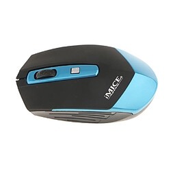 Avis bureau d'affaires réglable usb souris sans fil optique pour ordinateur portable pc bleu