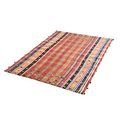 Vidal Tapis de laine 211x151 rouge Jajim