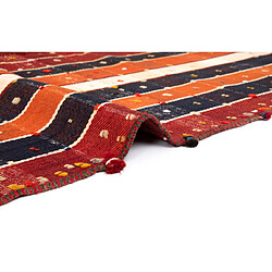 Avis Vidal Tapis de laine 240x137 rouge Jajim