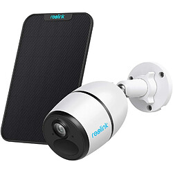 Caméra 4G/3G LTE Surveillance - Reolink Go - Caméra Extérieure sans Fil avec Panneau Solaire, 1080P, Batterie Rechargeable