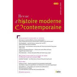 Revue d'histoire moderne et contemporaine, n° 71-1. L'engagement communiste au féminin. Jeunesse communiste et culture de masse en France dans les années 1960