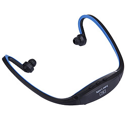 Avis Wewoo Casque Bluetooth Sport bleu foncé pour les smartphone et iPad ordinateur portable MP3 ou d'autres périphériques audio, stockage maximum de carte SD: 8GB étanche à la transpiration stéréo sans fil écouteurs intra-auriculaires avec micro SD,