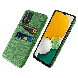 Coque en TPU antichoc avec porte-cartes vert pour votre Samsung Galaxy A72 4G/5G