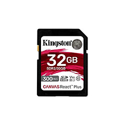 Carte Mémoire Micro SD avec Adaptateur Kingston SDR2/32GB 32 GB 8K Ultra HD SDXC UHS-II