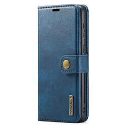 Etui en PU DG.MING magnétique avec support bleu pour votre Samsung Galaxy A73 5G