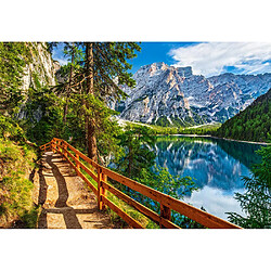 Braies Lake, Italy, Puzzle 1000 Teile - Castorland