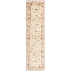 Vidal Tapis de couloir en laine 305x79 beige Darya