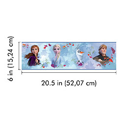 Roommates Frise adhésive Frozen 2 - La Reine des neiges II DISNEY - 15,24 cm x 4.57 m