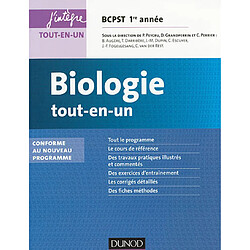 Biologie tout-en-un BCPST 1re année : conforme au nouveau programme