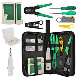 ANSMANN SET D'Outils Réseau / Téléphonie / Internet 9 en 1