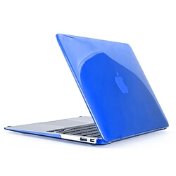 Wewoo Housse Étui bleu foncé pour MacBook Air 13,3 pouces 4 en 1 Crystal Hard Shell de protection en plastique avec protecteur d'écran et de la du clavier bouchons anti-poussière